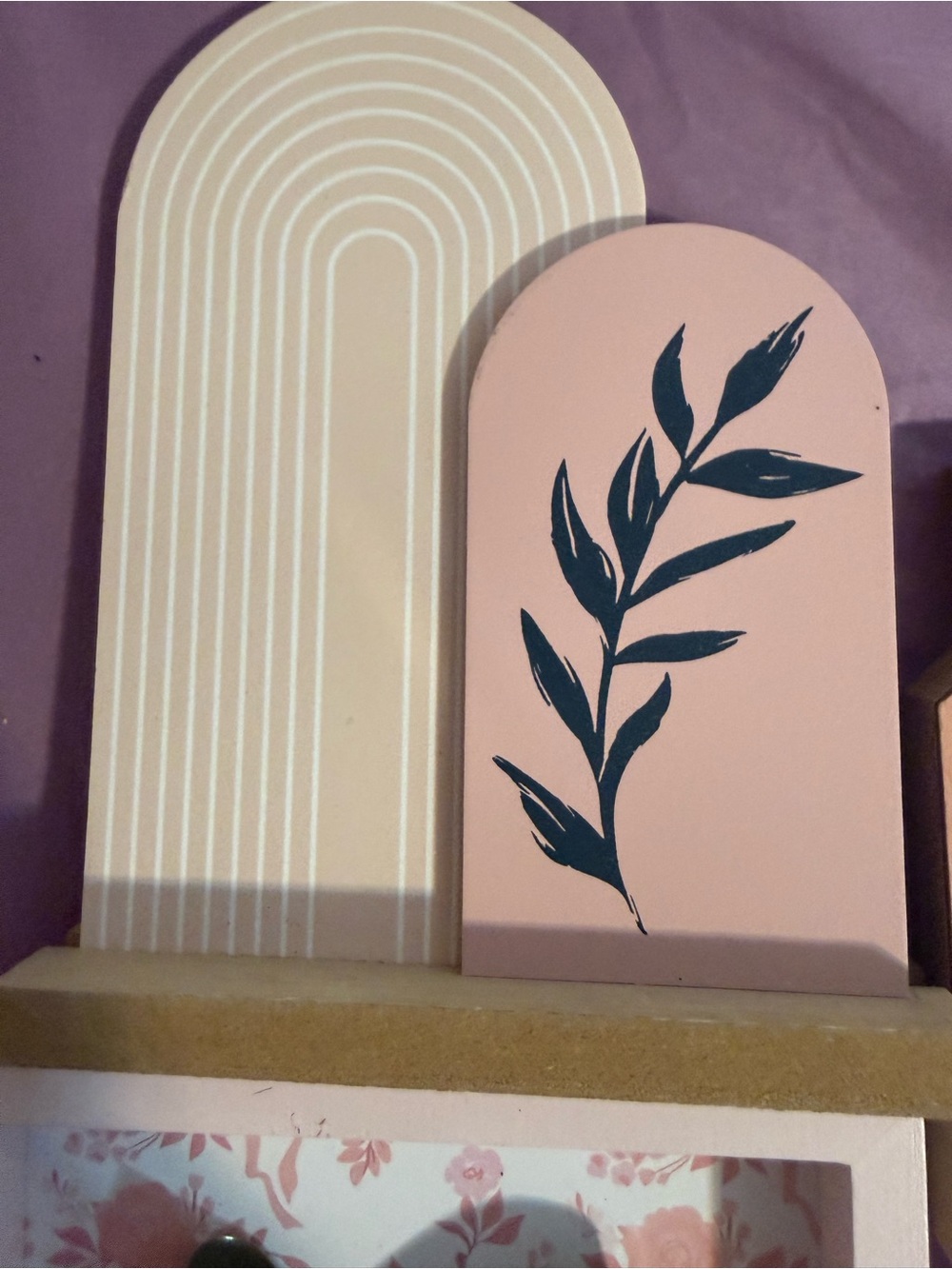 Pink Inspirational Wooden Wall Decor Set - Picture 5 of 7